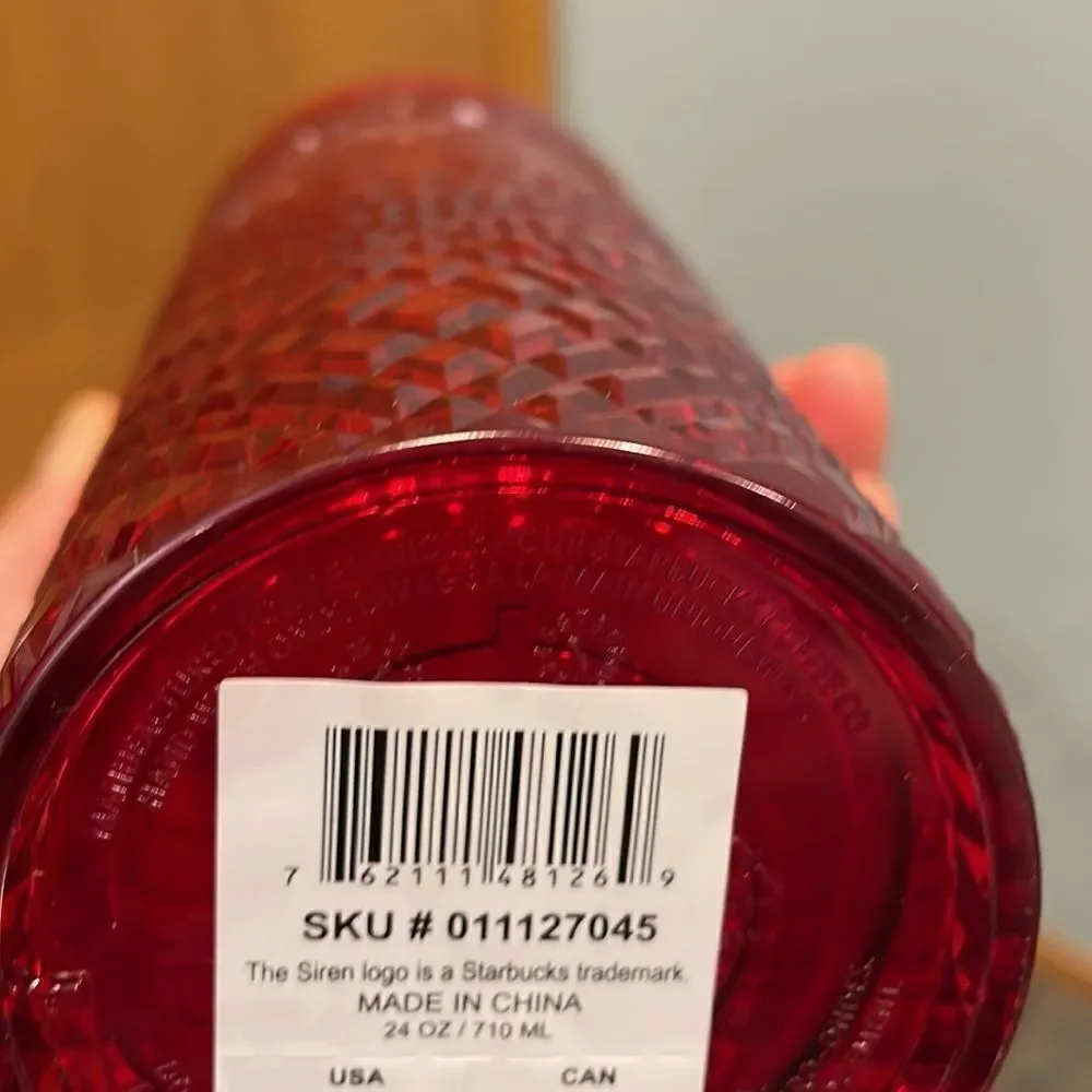Nwt Starbucks Red Diamond Tumbler